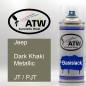 Preview: Jeep, Dark Khaki Metallic, JT / PJT: 400ml Sprühdose, von ATW Autoteile West.